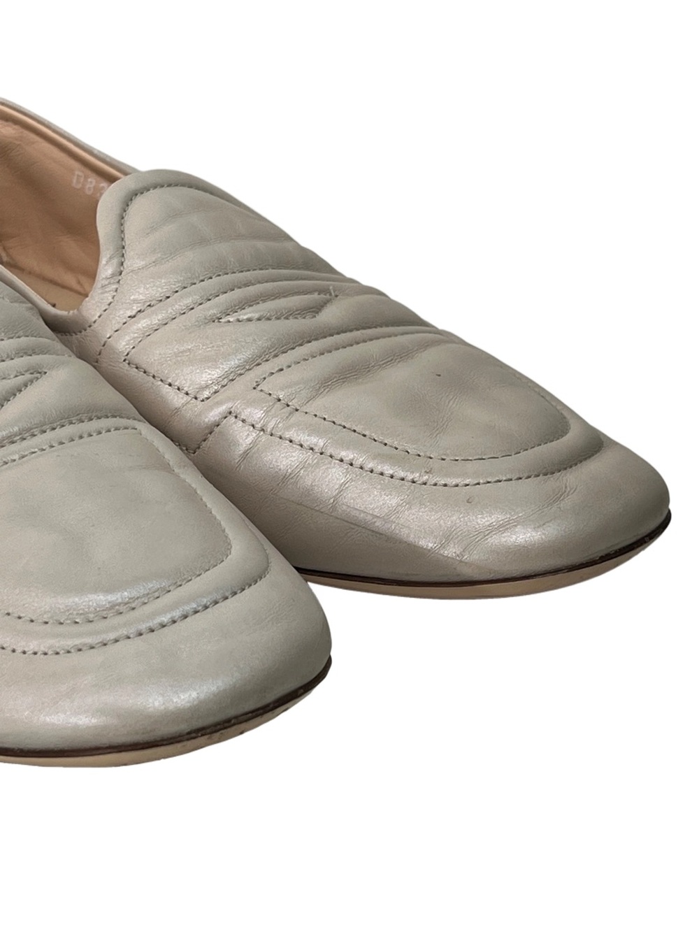 AGL Cher Stitch Leather Penny Loafer Pearl Leather Slip-On Shoes EU 40 - Picture 5 of 13